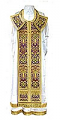 Epitrakhilion set - metallic brocade BG6 (violet-gold)