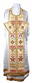 Epitrakhilion set - metallic brocade BG6 (white-gold)