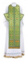 Epitrakhilion set - rayon brocade S2 (green-gold)