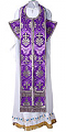 Epitrakhilion set - rayon brocade S2 (violet-silver)
