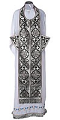 Epitrakhilion set - rayon brocade S2 (black-silver)