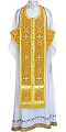 Epitrakhilion set - rayon brocade S3 (yellow-gold)