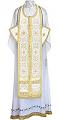 Epitrakhilion set - rayon brocade S3 (white-gold)