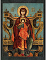 Icon of the Most Holy Theotokos of the Svensk Caves - B32