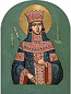 Icon: Holy Venerable Helen, the Queen of Serbia - ES44