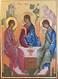 Icon: Holy Trinity - AN (28.3''x36.2'' (72x92 cm))