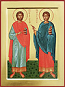 Icon: Holy Martyrs Markian and Martirius of Constantinople - O