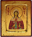 Icon: Holy Martyr Lucy of Syracuse - 2905 (5.5''x7.1'' (14x18 cm))