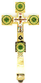 Holy table blessing cross - A608 (green)