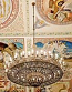 One-layer church chandelier (horos) - Murom (48 lights)