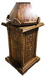 Carved church kliros lectern - U11