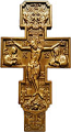 Wall carved cross - U1