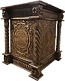 Carved proskomedian table - U9