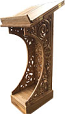 Folding carved lectern - S8