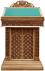 Carved central lectern - S16