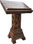 Double central carved lectern - S18