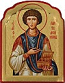 Icon for car: Holy Great Martyr and Healer Panteleimon - C68