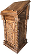 Carved church lectern - U15