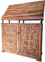 Carved church kliros lectern - U16