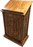 Carved church lectern - U17