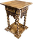 Carved church refectory table - S11