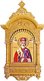 Annunciation carved wall icon case (kiot) - 1