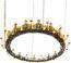 One-layer church chandelier (horos) - Polotsk (18 lights)