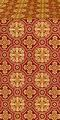 Gornen metallic brocade (claret/gold)