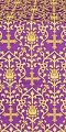 Adamant metallic brocade (violet/gold)