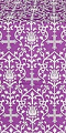 Adamant metallic brocade (violet/silver)