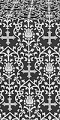 Adamant metallic brocade (black/silver)