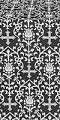 Adamant silk (rayon brocade) (black/silver)