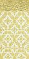 Theodosia silk (rayon brocade) (white/gold)