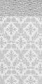 Theodosia silk (rayon brocade) (white/silver)