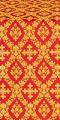 Pochaev metallic brocade (red/gold)
