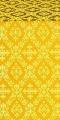Pochaev silk (rayon brocade) (yellow/gold)