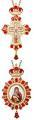 Bishop pectoral set no.180 (red)