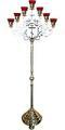 Seven-branch floor candelabrum no.5