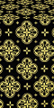 Kostroma metallic brocade (black/gold)