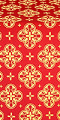 Kostroma metallic brocade (red/gold)