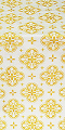Kostroma metallic brocade (white/gold)