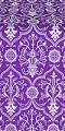 Prestol metallic brocade (violet/silver)