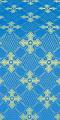 Podolsk silk (rayon brocade) (blue/gold)