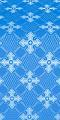 Podolsk silk (rayon brocade) (blue/silver)