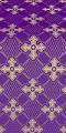 Podolsk silk (rayon brocade) (violet/gold)