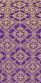 Kolomna posad silk (rayon brocade) (violet/gold)