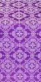 Kolomna posad silk (rayon brocade) (violet/silver)