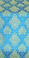 Pavlov Bouquet metallic brocade (blue/gold)