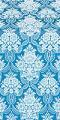 Pavlov Bouquet metallic brocade (blue/silver)