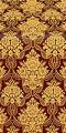 Pavlov Bouquet metallic brocade (claret/gold)